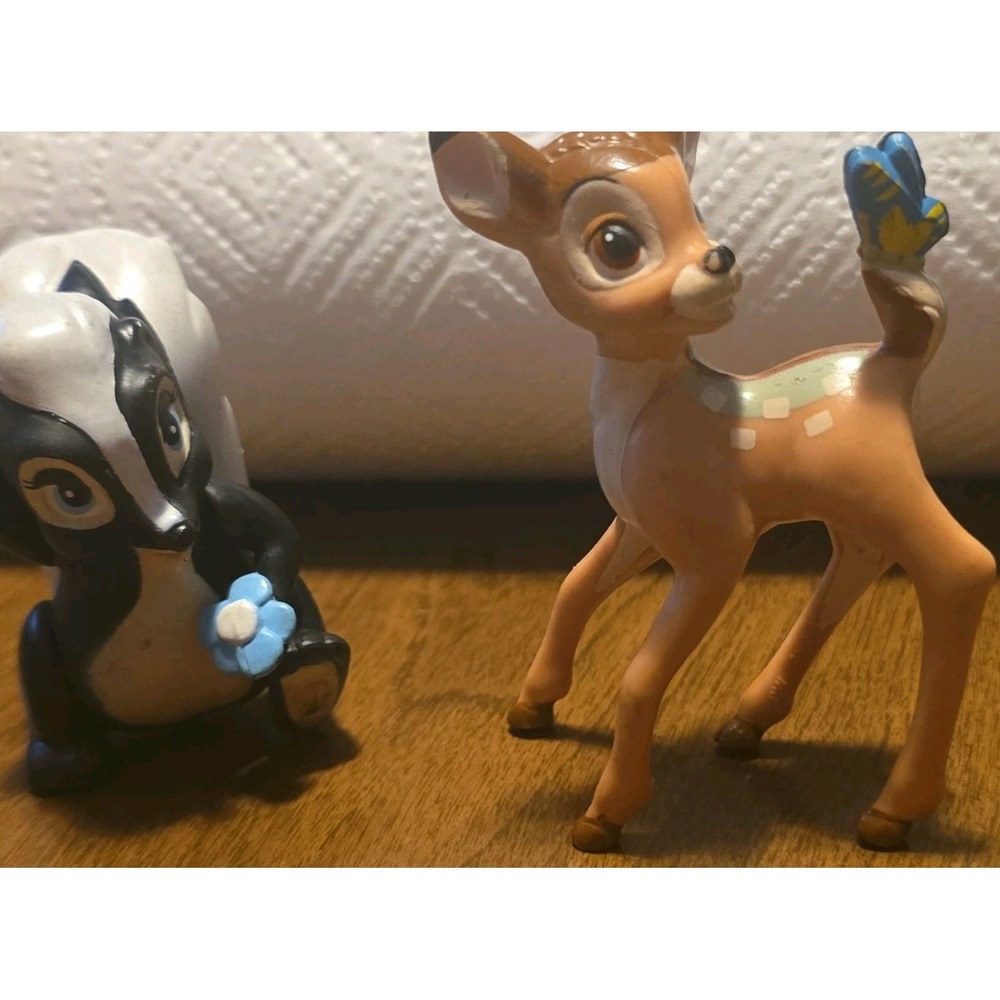 Disney Bambi & Flower The Skunk Vintage PVC Figures
